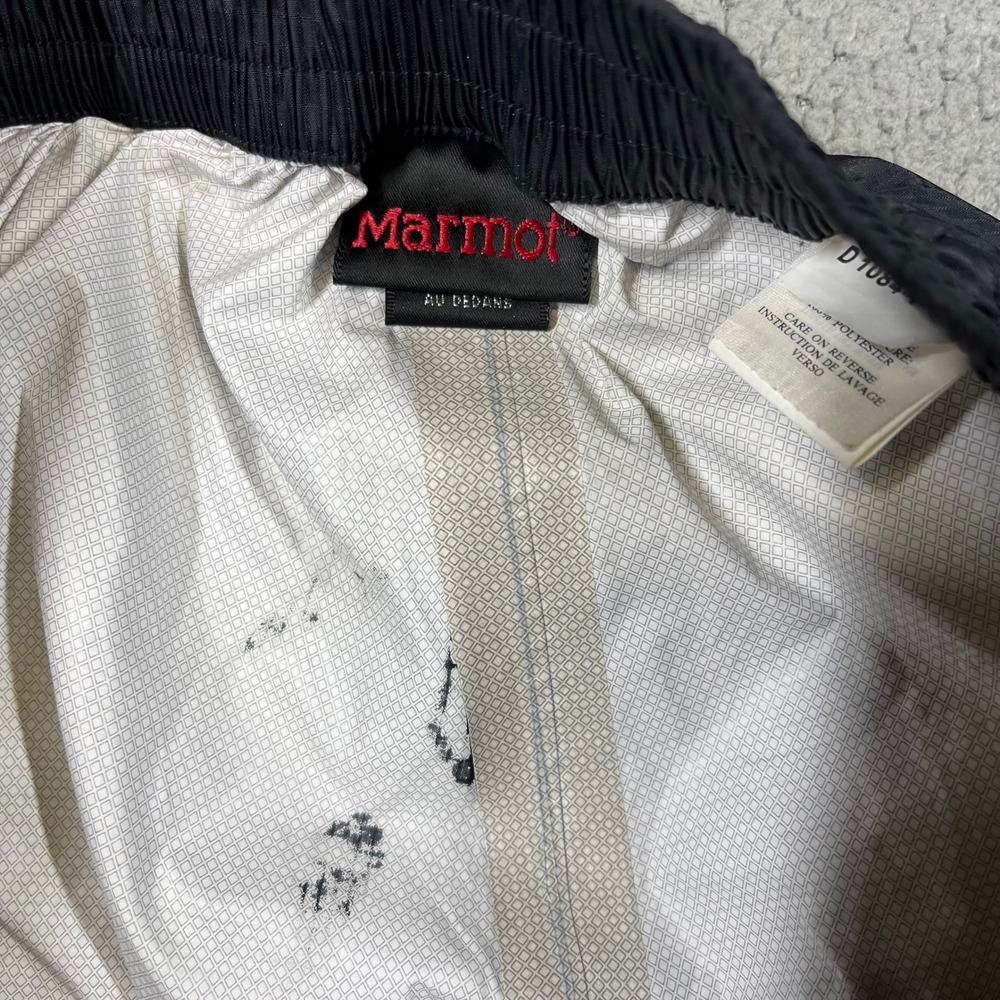 Marmot PreCip Rain Pants Womens Black Waterproof Full Side Zip Size Medium M - Picture 10 of 14